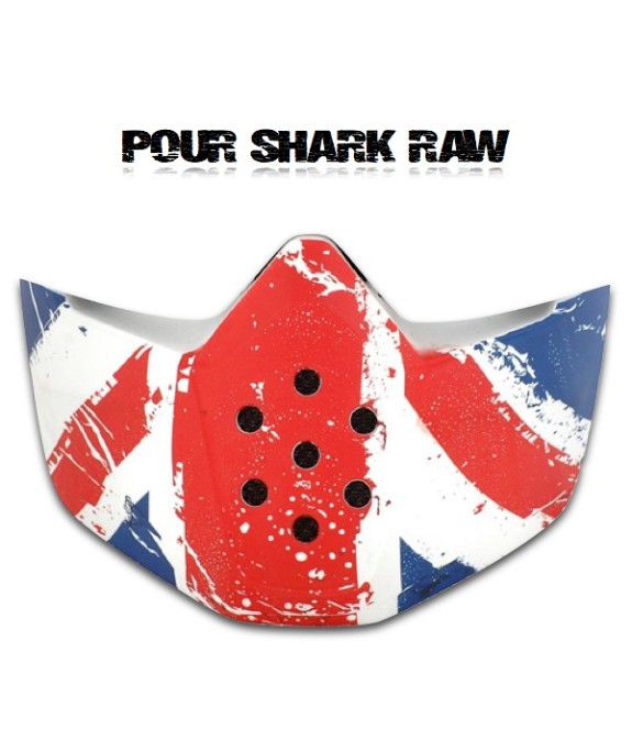 Mentonnière Mask Casque Shark Raw déco UK