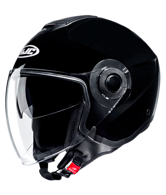 Casque Jet HJC I40 Noir Brillant