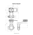 Quad Lock Support Moto - Guidon