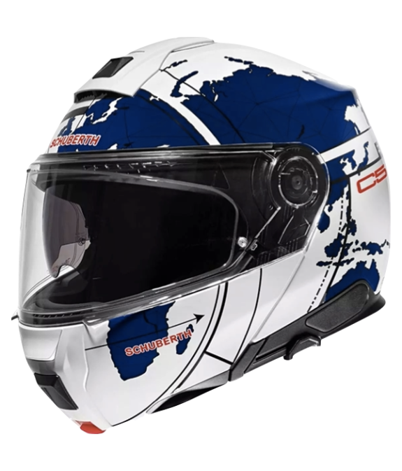 Casque Modulable Schuberth C5 Globe Bleu