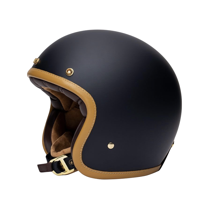 Casque Jet Marko The Classic Noir Mat Casque Jet Marko The Classic Noir Mat