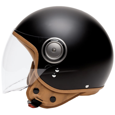 Casque Jet Marko Elements Noir Mat