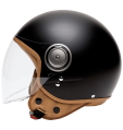 Casque Jet Marko Elements Noir Mat