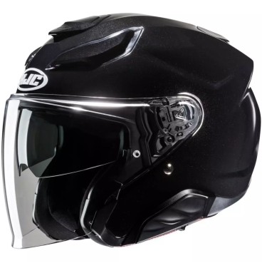 Casque Jet HJC F31 Noir Brillant