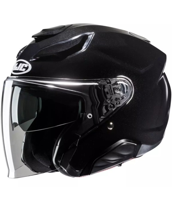 Casque Jet HJC F31 Noir Brillant