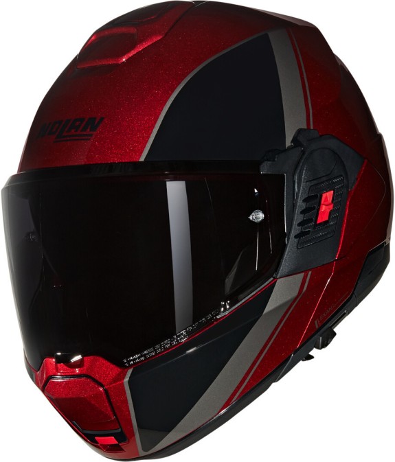 Casque Modulable Nolan N120-1 Rosso Viscerale