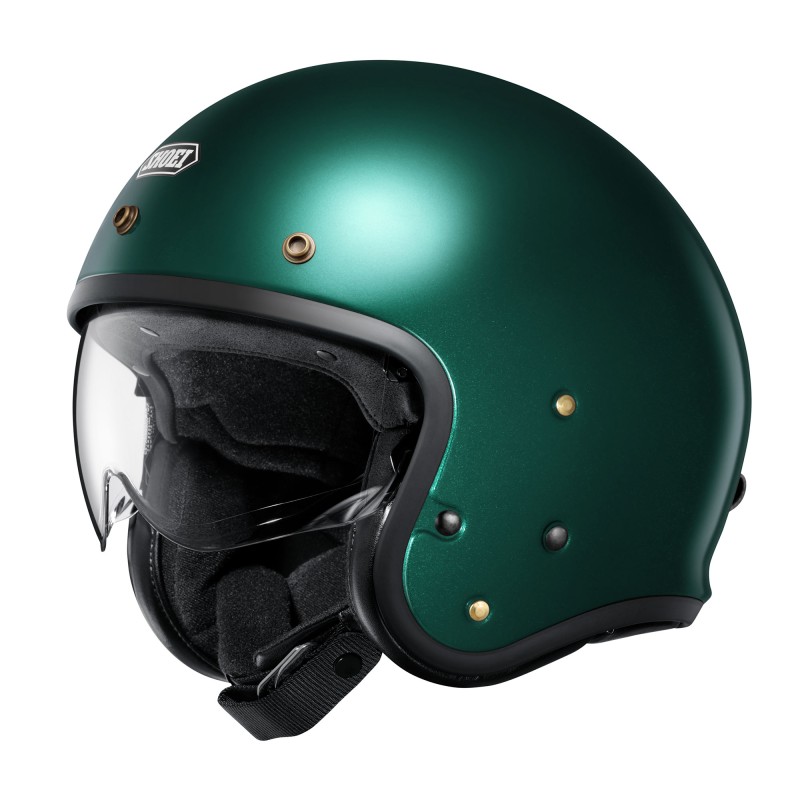 Casque Jet Shoei J. O2 British Green