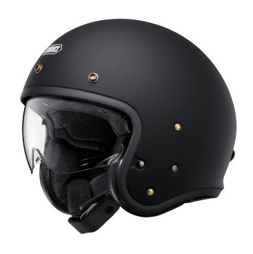 Casque Jet Shoei J. O2 Matt Black