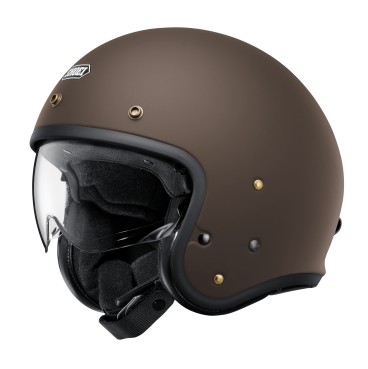 Casque Jet Shoei J.O2 Matt Brown En Stock Paris !
