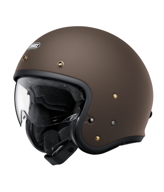 Casque Jet Shoei J.O2 Matt Brown En Stock Paris !