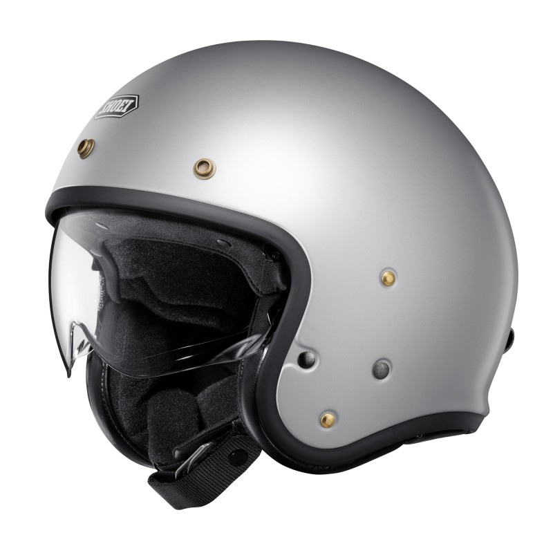 Casque Jet Shoei J. O2 Matt Light Silver