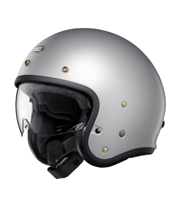 Casque Jet Shoei J. O2 Matt Light Silver