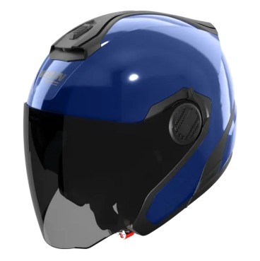 Casque Jet Nolan N40.5 Bleu Brillant