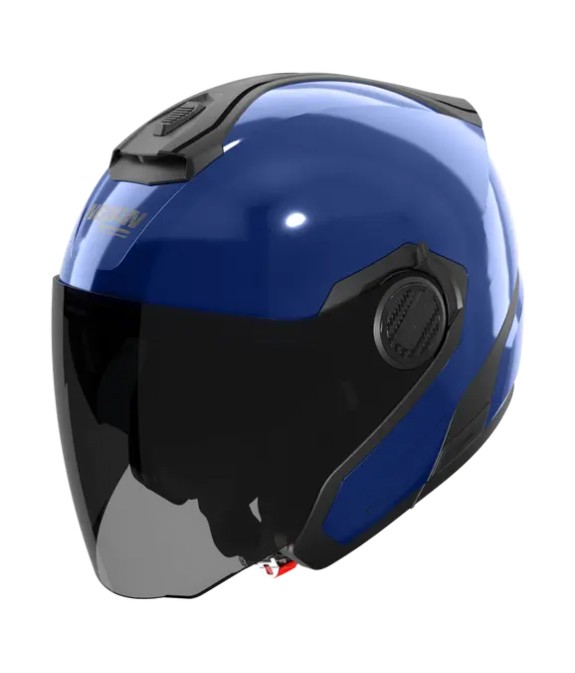 Casque Jet Nolan N40.5 Bleu Brillant