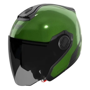 Casque Jet Nolan N40.5 Vert Brillant