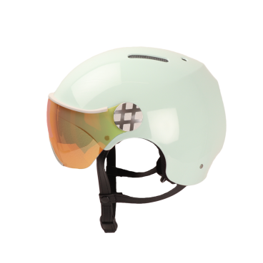 CASQUE VELO VISIERE VALOR MENTHA
