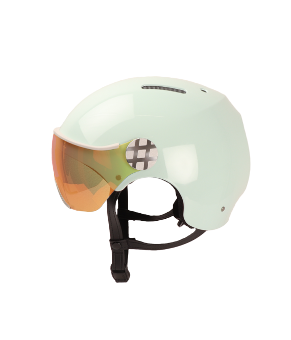 CASQUE VELO VISIERE VALOR MENTHA