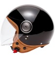 Casque Jet Marko Elements Noir Brillant Casque Jet Marko Elements Noir Brillant
