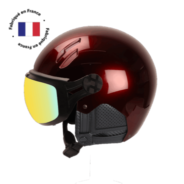 Casque Major Visière Infinit Rouge Profond Nacré