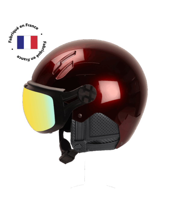 Casque Major Visière Infinit Rouge Profond Nacré