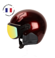 Casque Major Visière Infinit Rouge Profond Nacré Casque Major Visière Infinit Rouge Profond Nacré