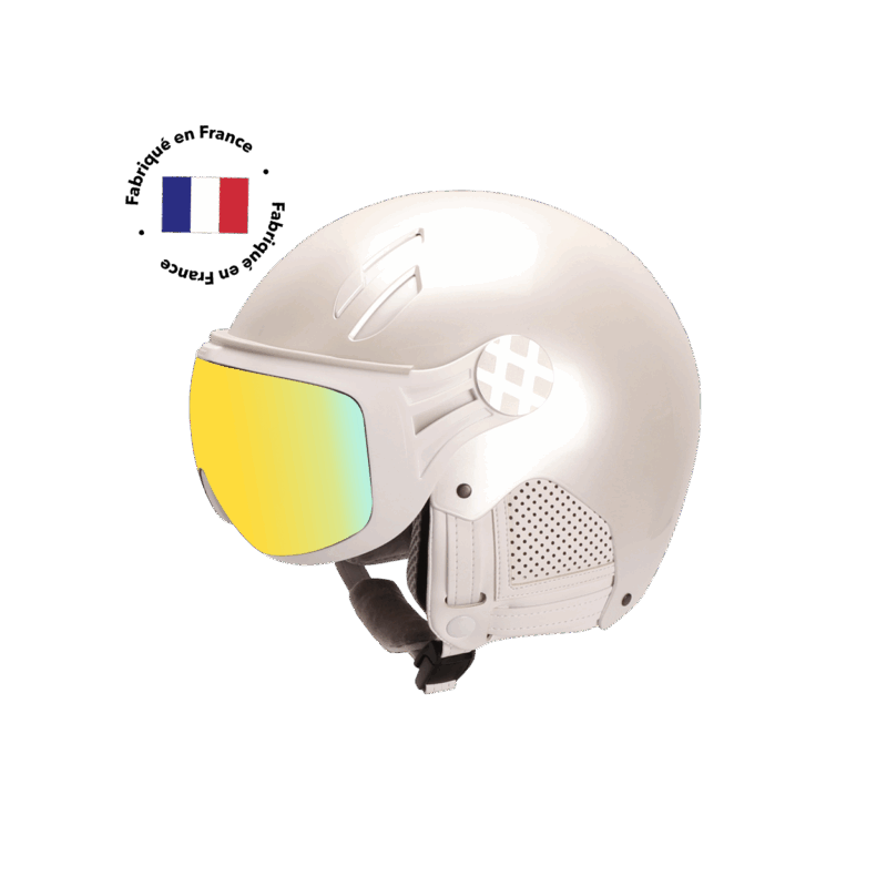 Casque Major Visière Infinit White Pearl