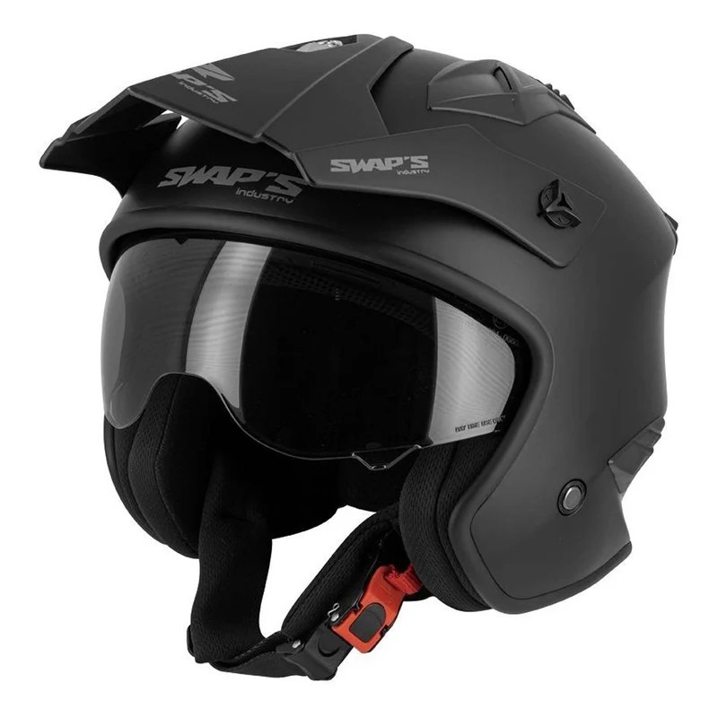 CASQUE JET SWAPS S769 TROOPER NOIR MAT