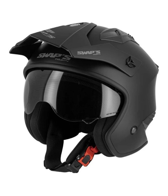 CASQUE JET SWAPS S769 TROOPER NOIR MAT